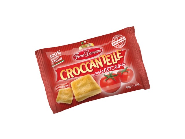 Snack Croccantelle Gusto Ketchup Forno Damiani - 25Pz 35gr