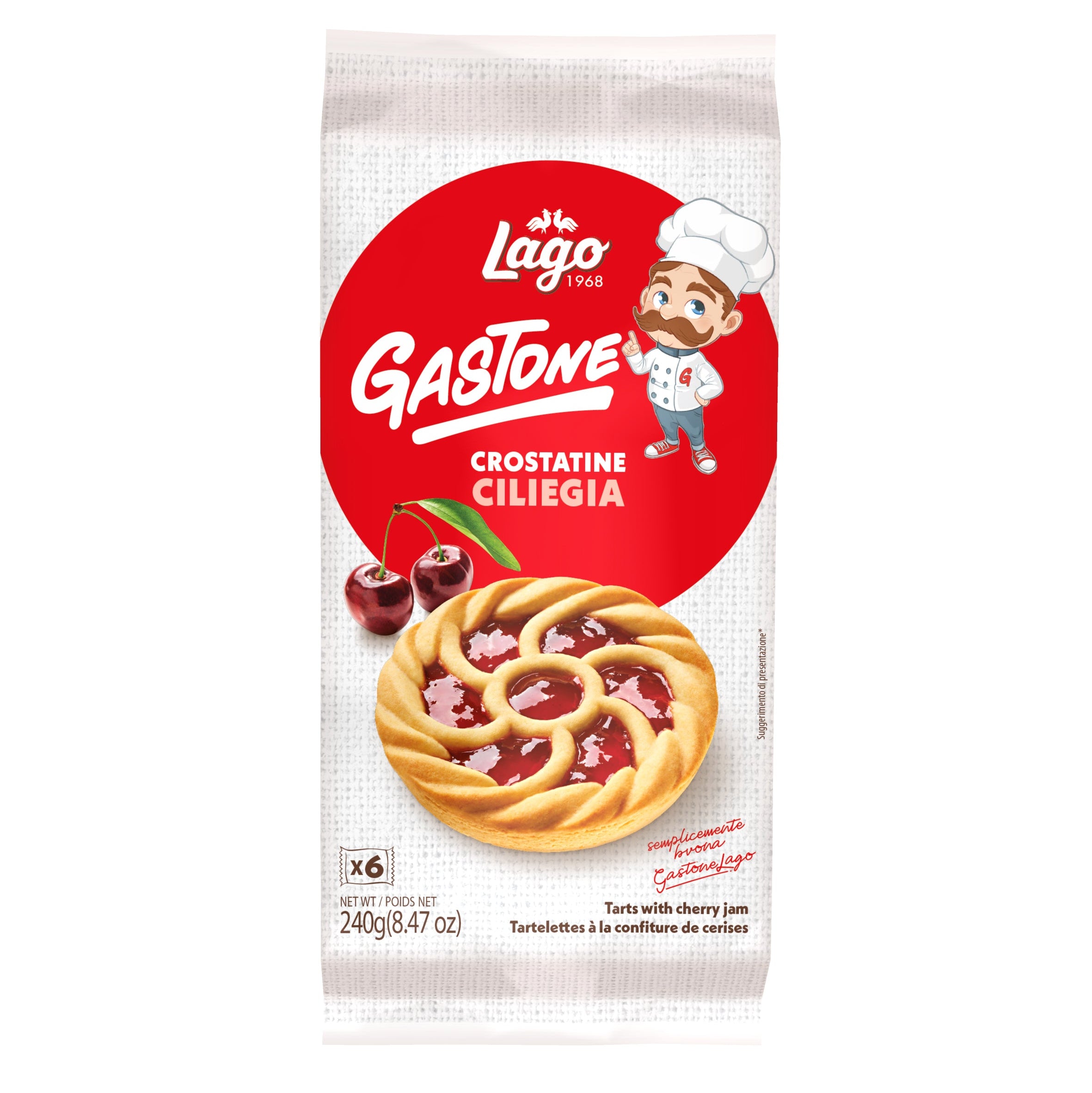 Crostatine Ciliegia Lago 6pz