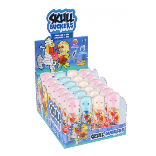 Skull Suckers, Lecca Teschio Funny Candy - Pz 18
