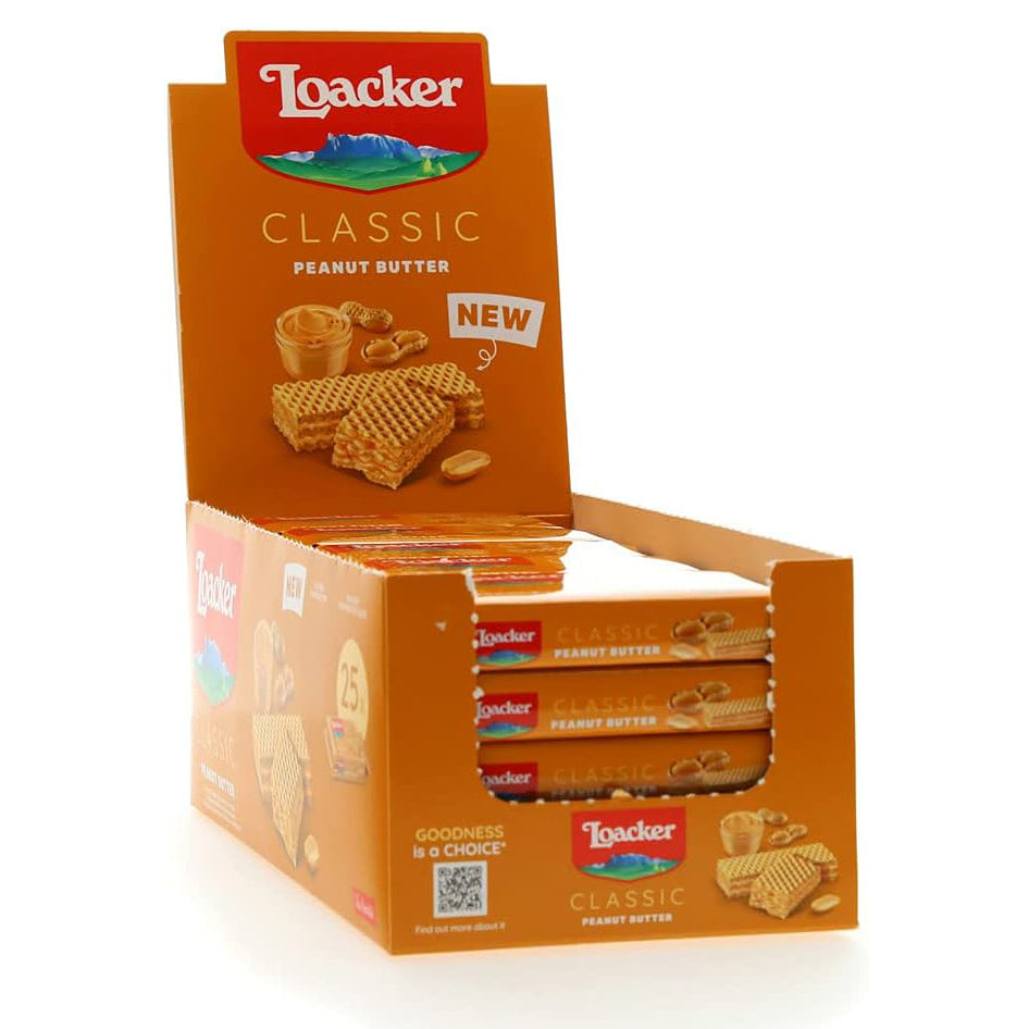 Loacker Wafer Peanut Butter Pz 25 Gr45