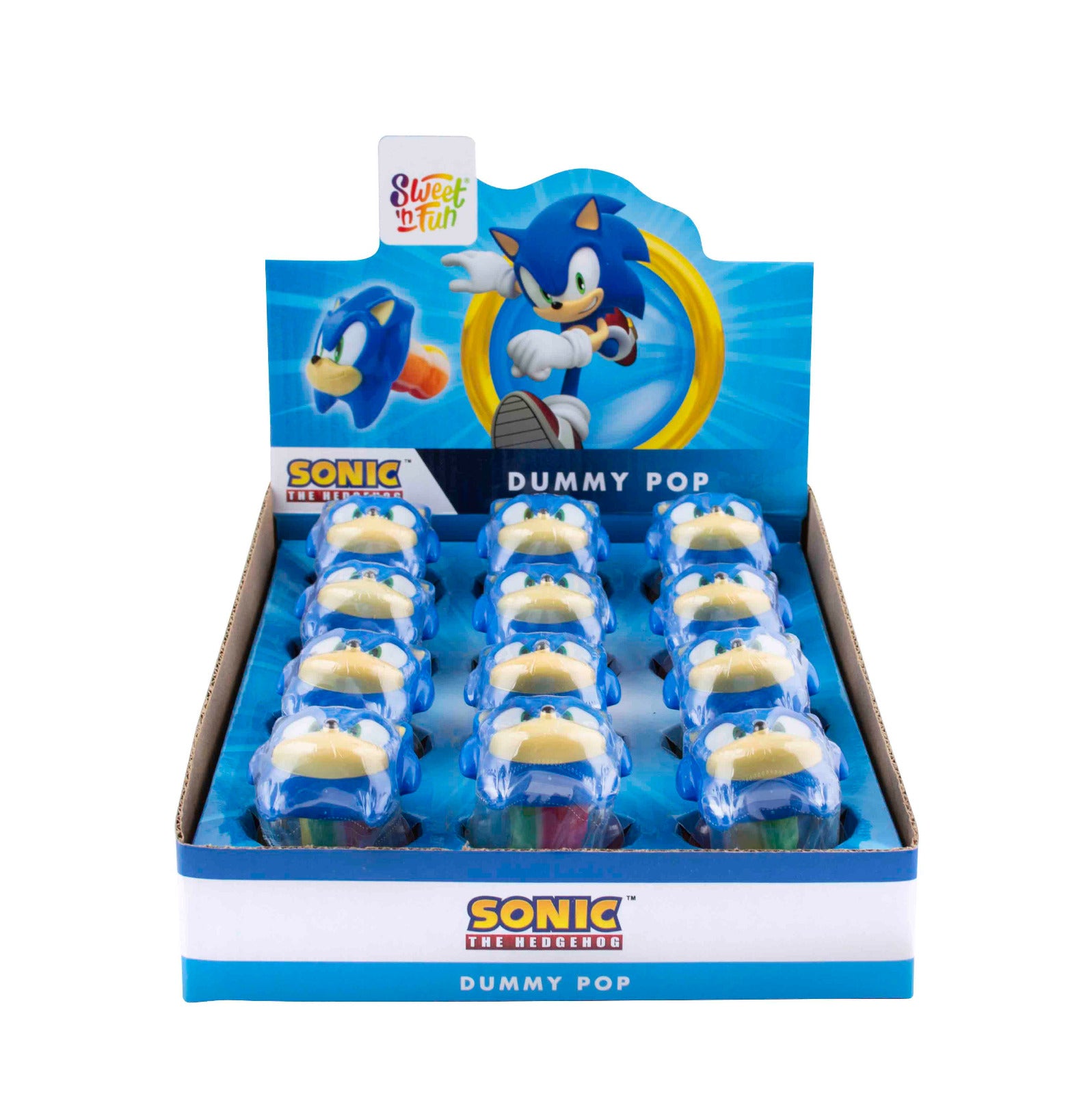 Giochi da Banco Ciuccio Sonic Dummy Pop - Sweet 'n Fun Espositore Pz 12
