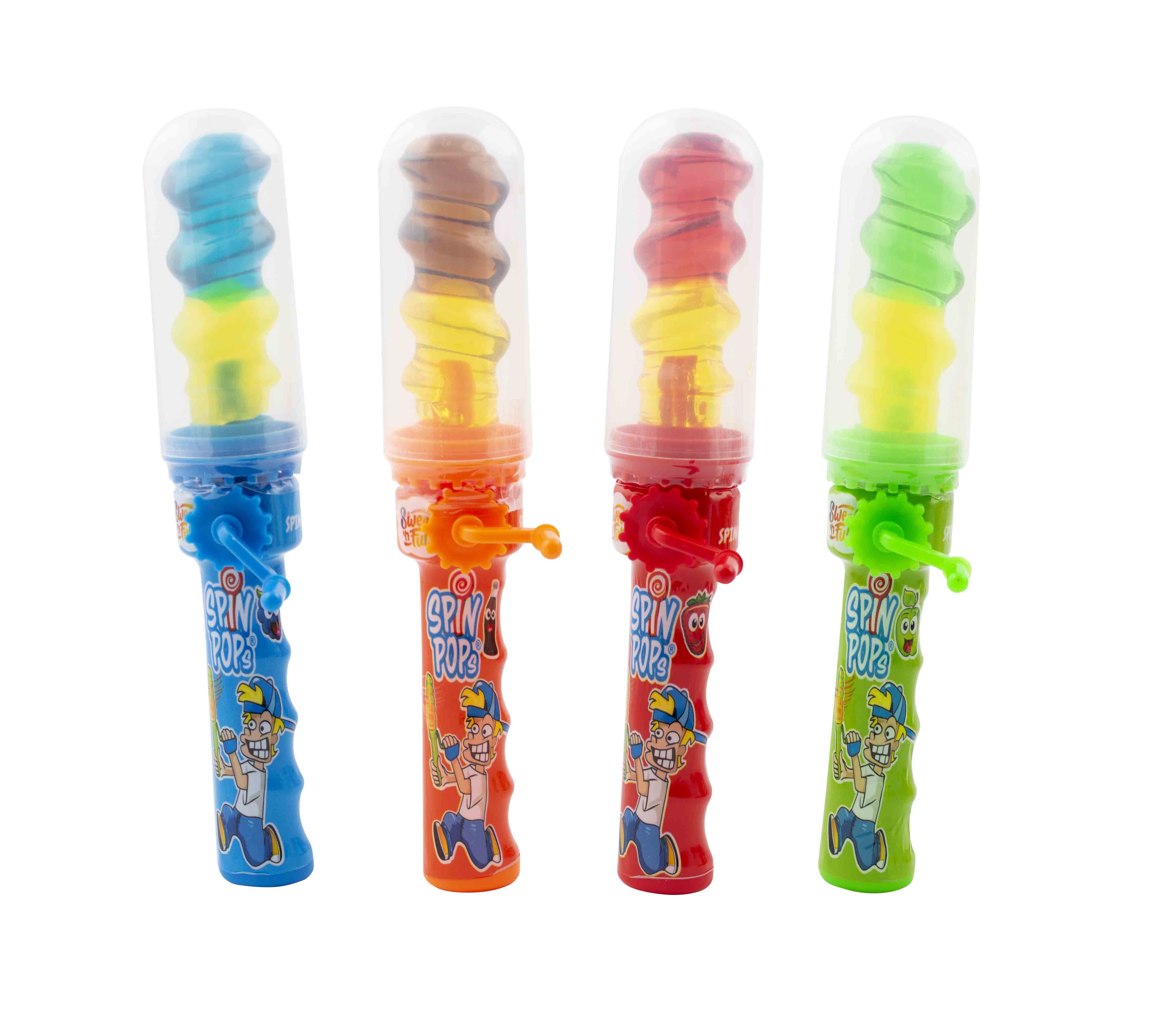 Giochi da Banco Lecca Spin Pop - Sweet 'n Fun Espositore Pz 16