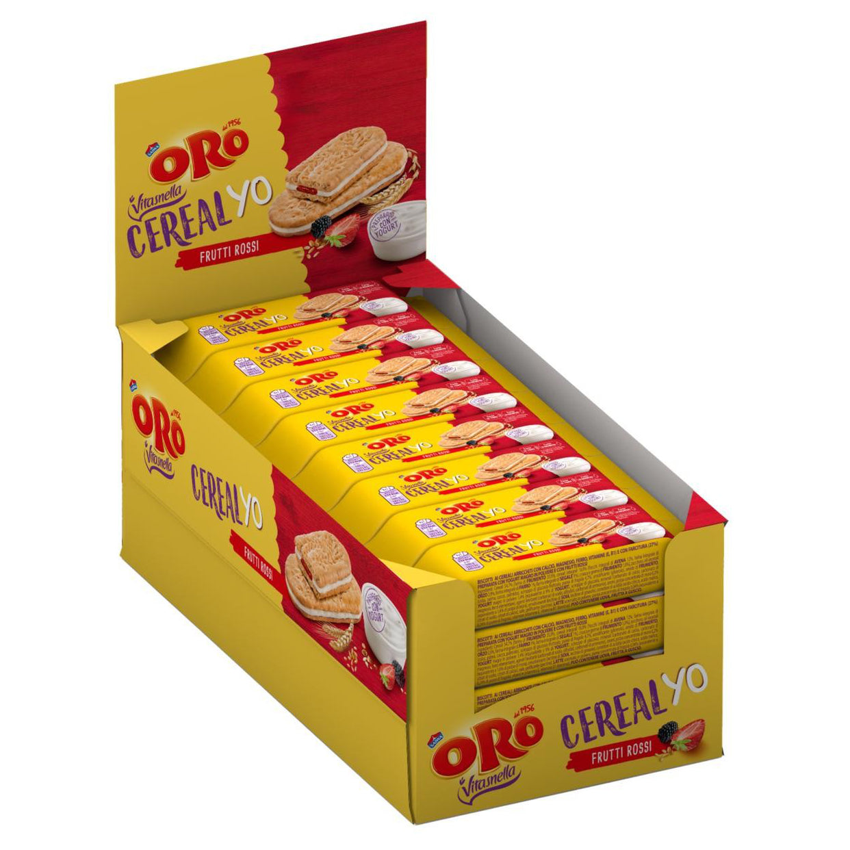 Cereal Yo Frutti Rossi Mondelez - 18Pz 51Gr