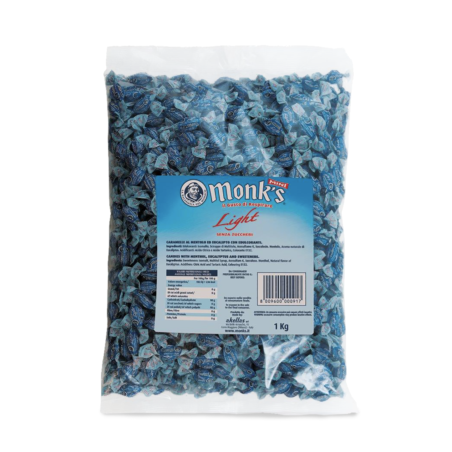 Caramelle Light Monks 1Kg