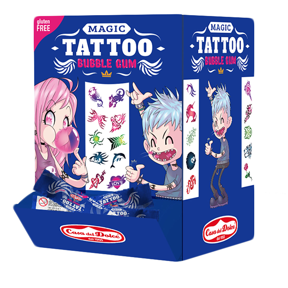 Bubble Gum Tattoo Maxi Pz 200
