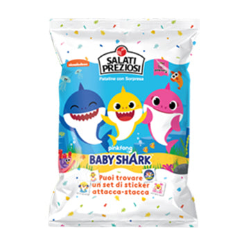 Chips Patatine con Sorpresa Baby Shark Salati Preziosi - 25gr 24Pz