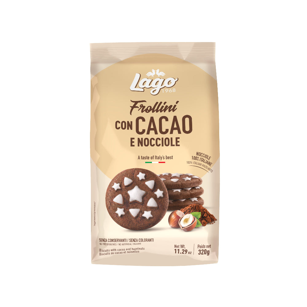 Frollini Cacao e Nocciole Lago 320gr