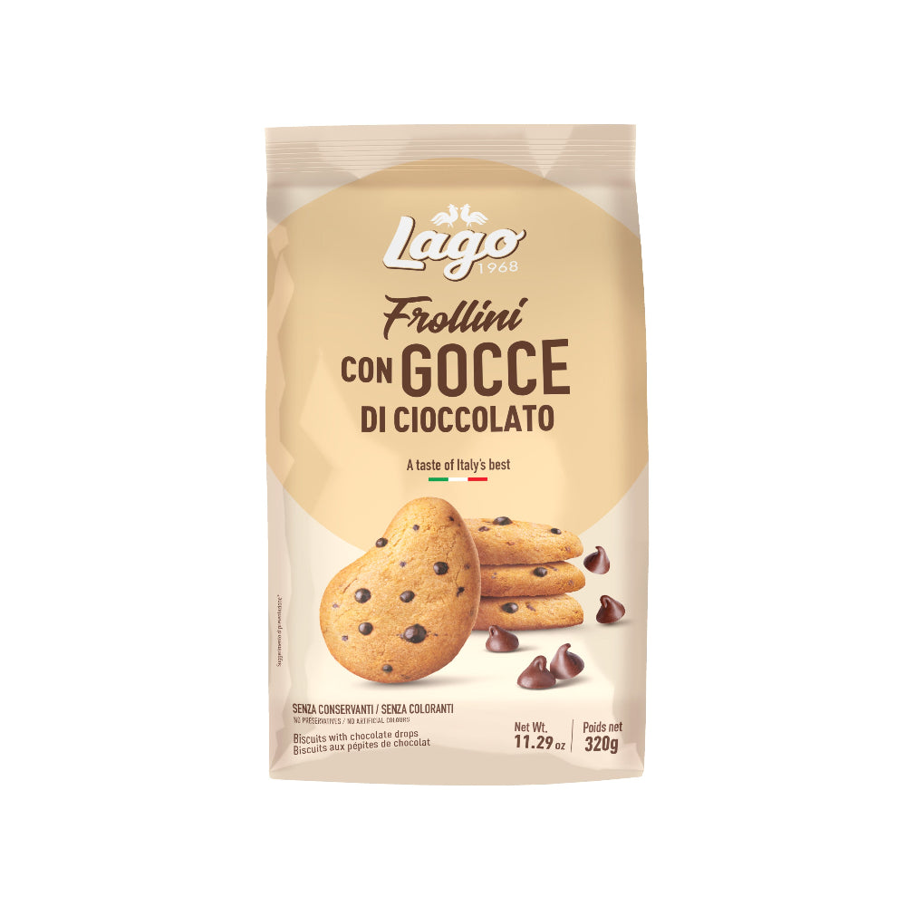 Frollini Gocce Cioccolato Lago 320gr