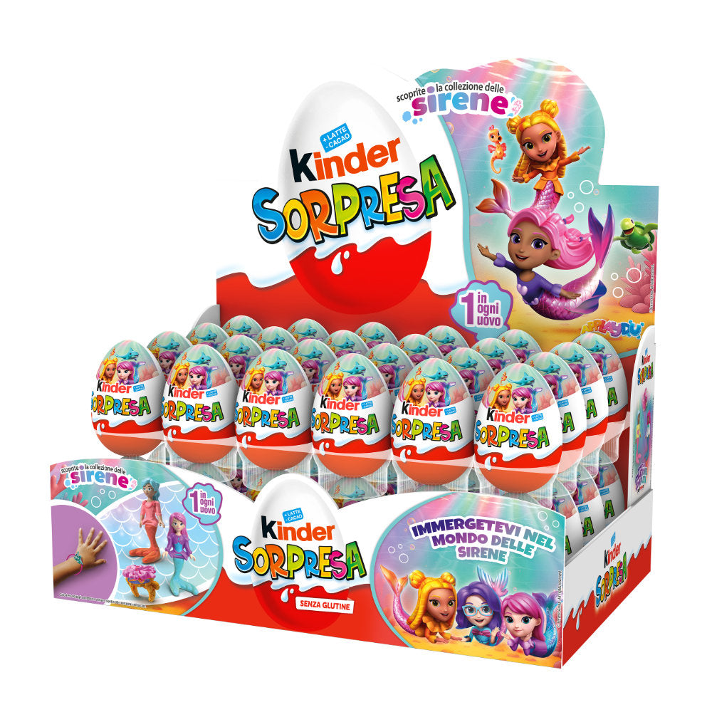 Ovetti Kinder Sorpresa Mermaids Ferrero Pz 48