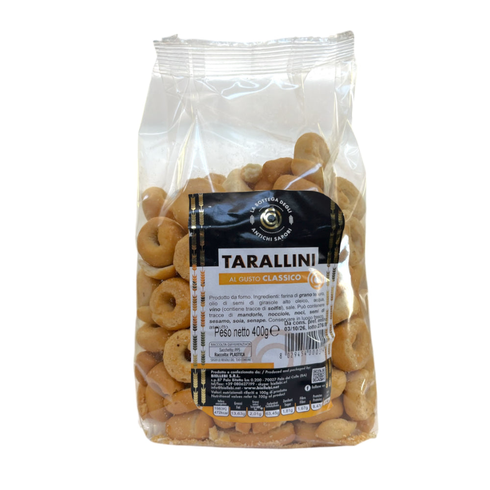 Taralli Classici Gr 400 - La Bottega degli Antichi Sapori