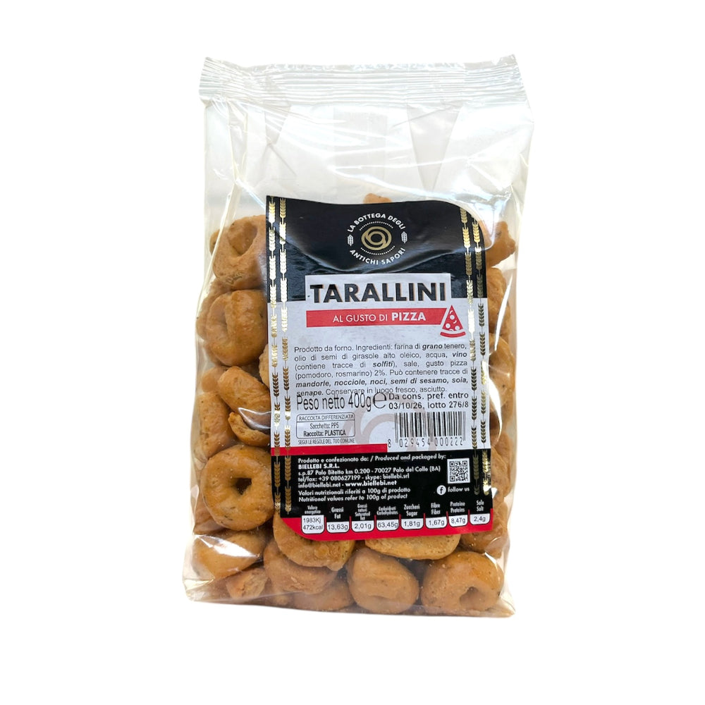 Taralli Pizza 400g. - La Bottega degli Antichi Sapori