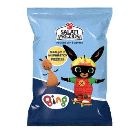 Chips Patatine con Sorpresa Bing Salati Preziosi - 25gr 24Pz