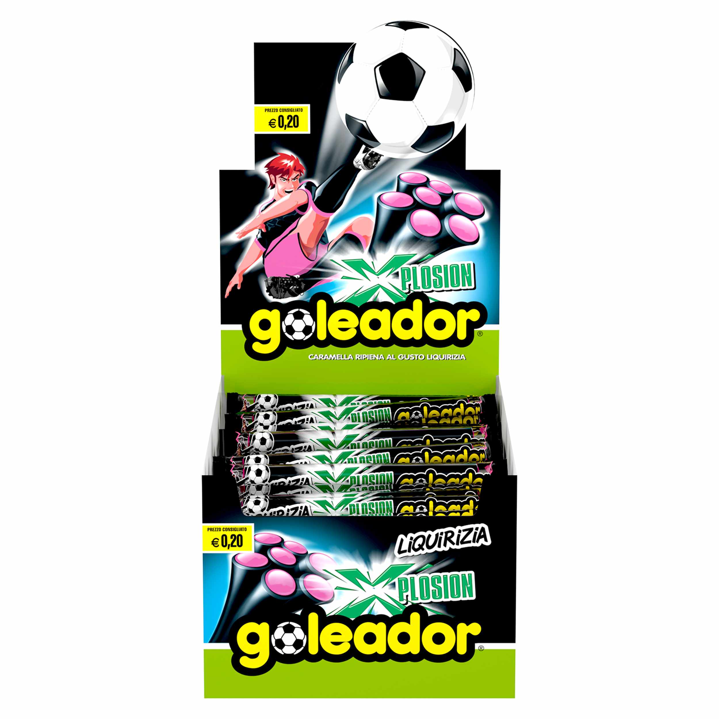 Goleador Liquirizia Xplosion Perfetti 150Pz