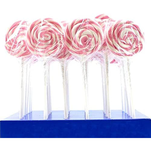 Lecca Spirale Rosa e Bianco 36pz 40gr. - Rossini