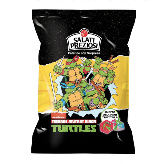 Chips Patatine Turtles con Sorpresa Salati Preziosi - 25gr 24Pz