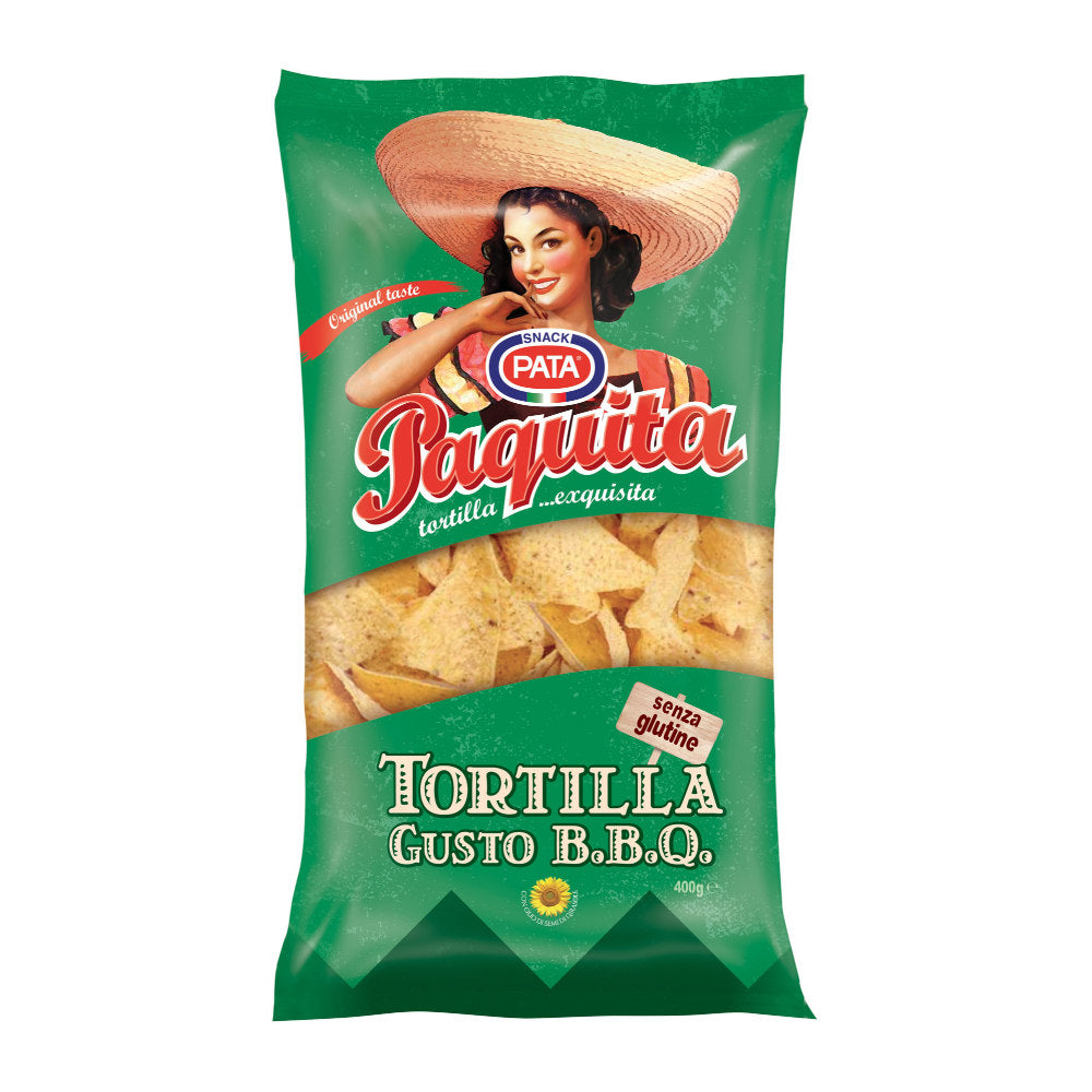 Pata Tortilla BBQ Paquita - 400gr 8pz