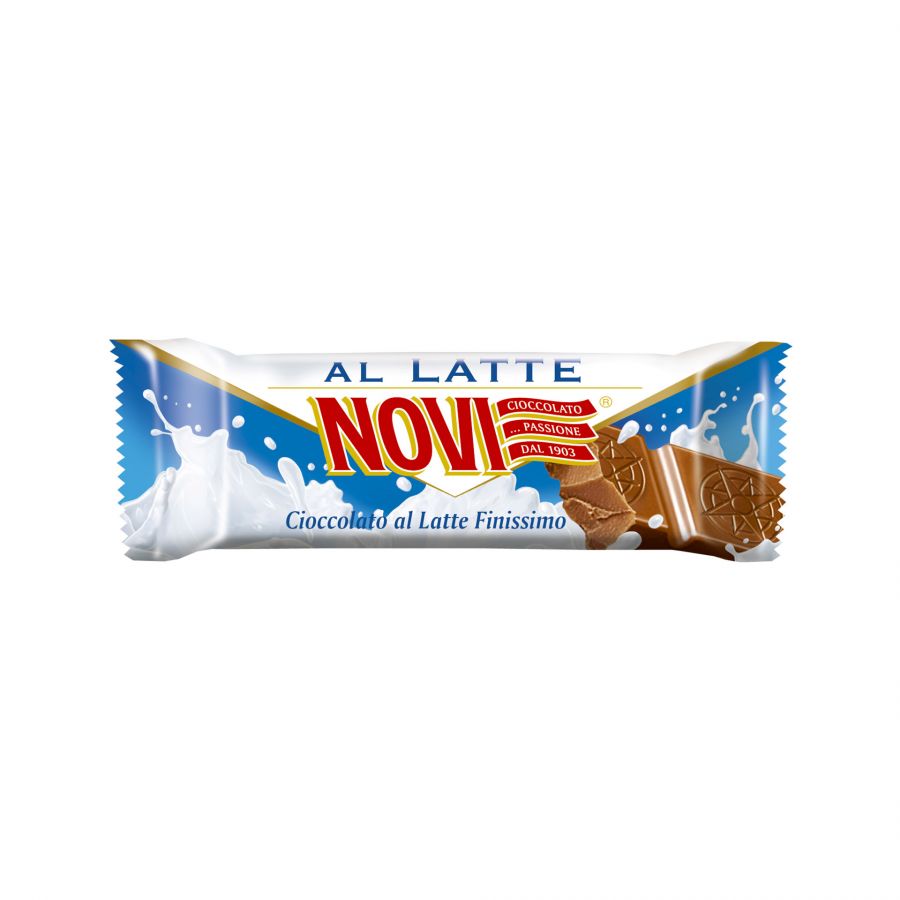 Barretta Cioccolato al Latte Novi 25gr 30pz