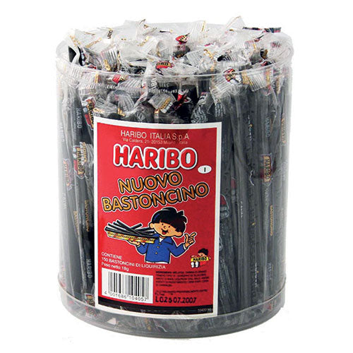 Bastoncino di Liquirizia Incartato Haribo  - Pz. 150