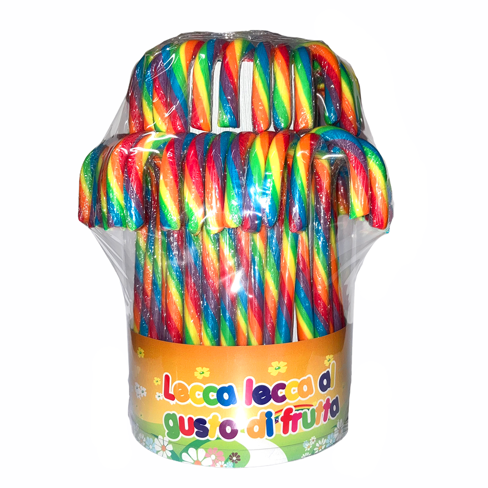 Candy Cane Lecca Manico Ombrello Multicolor 50pz 14gr. - Rossini