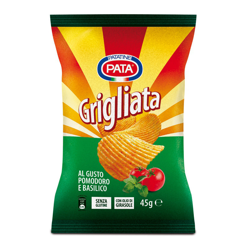 Pata Grigliata Pomodoro e Basilico - 45gr 21Pz