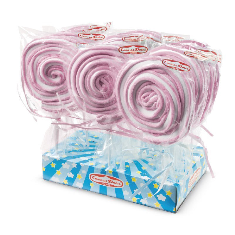 Roller Pop Marshmallow Rosa Casa del Dolce Pz 12