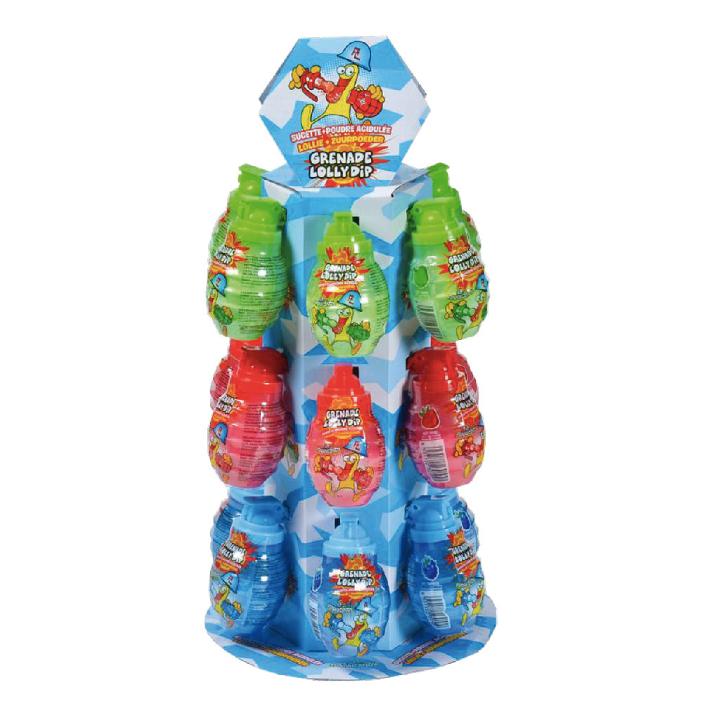 Lecca Bomba Grenade Lolly Dip Funny Candy - Pz 18