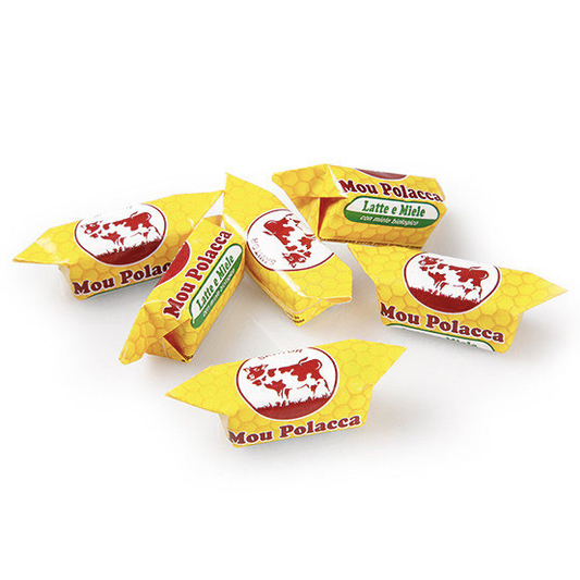 Caramelle Mou Polacche al Miele Vicentini 1Kg