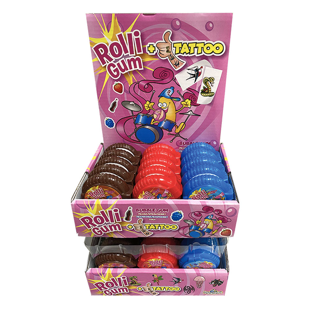 Rolli Gum, Bubble Gum - Funny Candy Pz 30