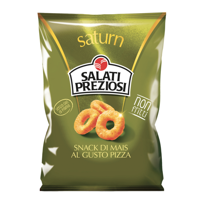 Salati Preziosi Saturn Anelli Mais Pizza - 45gr 21Pz
