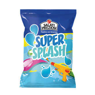 Chips Patatine con Sorpresa Super Splash Pistola d'Acqua Salati Preziosi - 25gr 24Pz