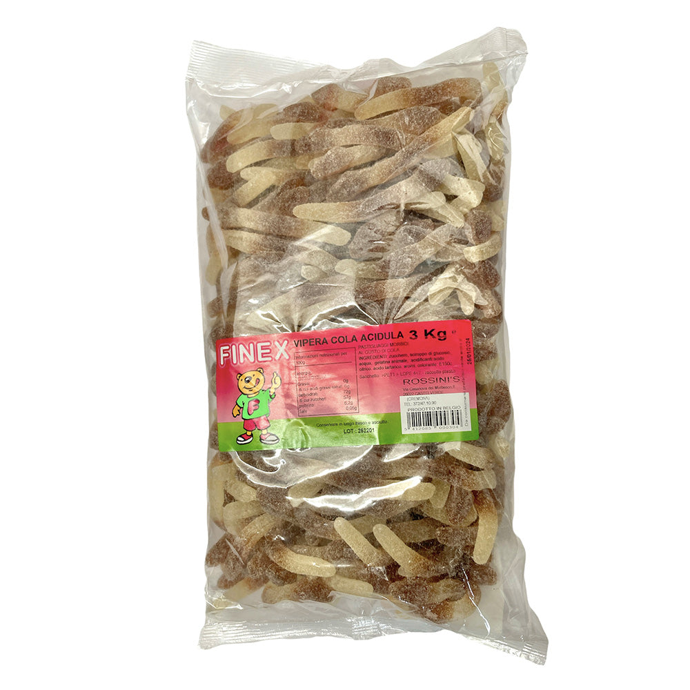 Caramelle Vipere Cola Aciduli Finex 3Kg